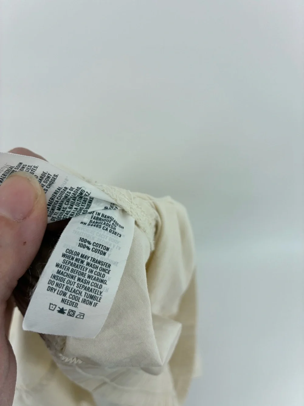 aerie Cream Wide-Leg Cargo Pants with Drawstring Waist - Picture 12 of 16